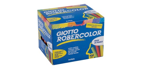 Robercolor Blackboard Chalk Assorted Cols Box 100