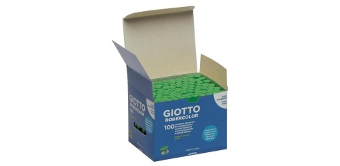 Giotto Robercolor Chalks,Green-100/Bx