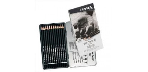 Lyra Art Design Pencil In Metal Box