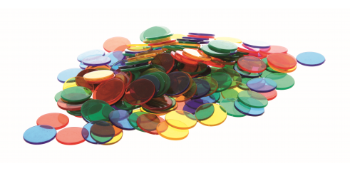 Transparent Counters-Pack Of 1000