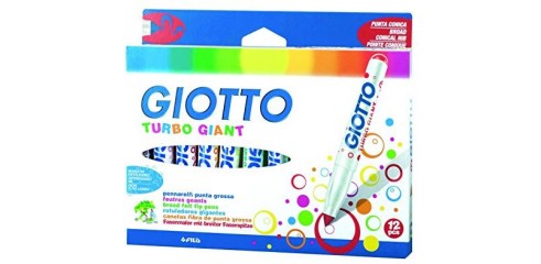 Giotto Turbo Giant Markers-Pk Of 12